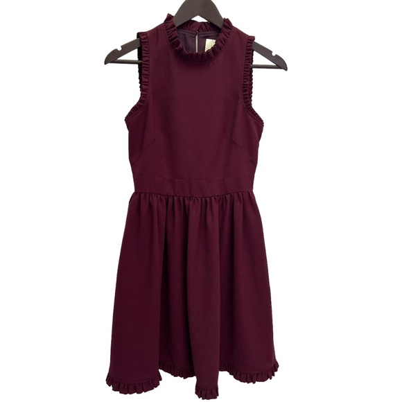 Kate Spade New York Cherry Ruffle Dress Size XS - Picture 3 of 12